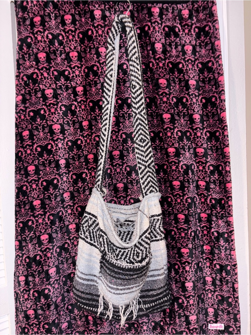 knitted Boho hobo